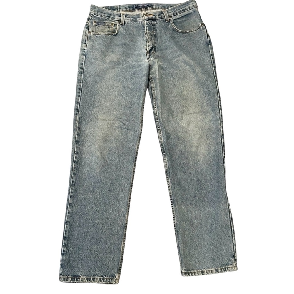 Vintage Bluenotes Men’s Blue Denim Easy Straight Leg‎ Jeans – Size 34×30